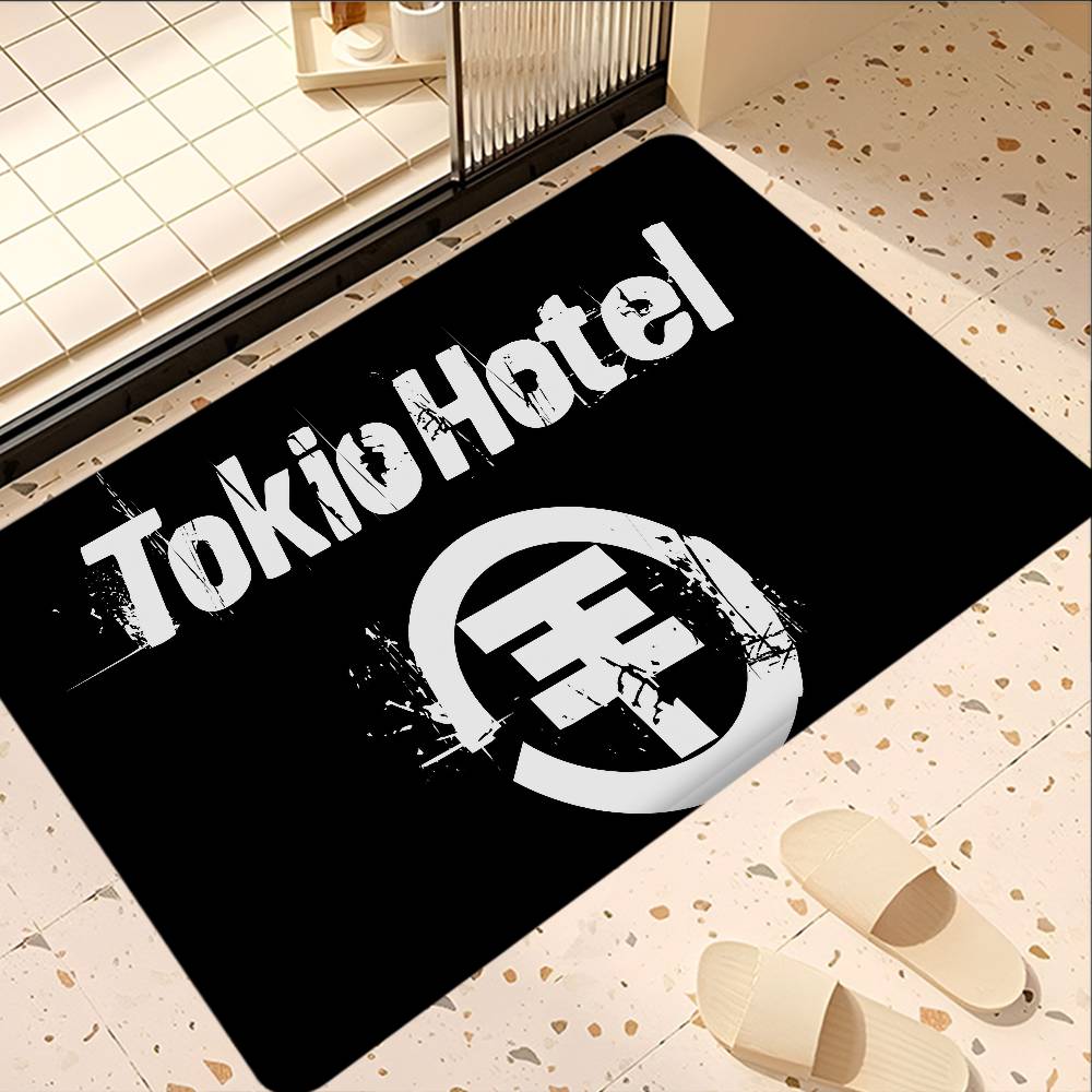 T-Tokio H-Hotel Band Floor Carpet Kids Room Bedroom Decoration Balcony Anti-Slip Doormat Living Room Hotel Decor Mat