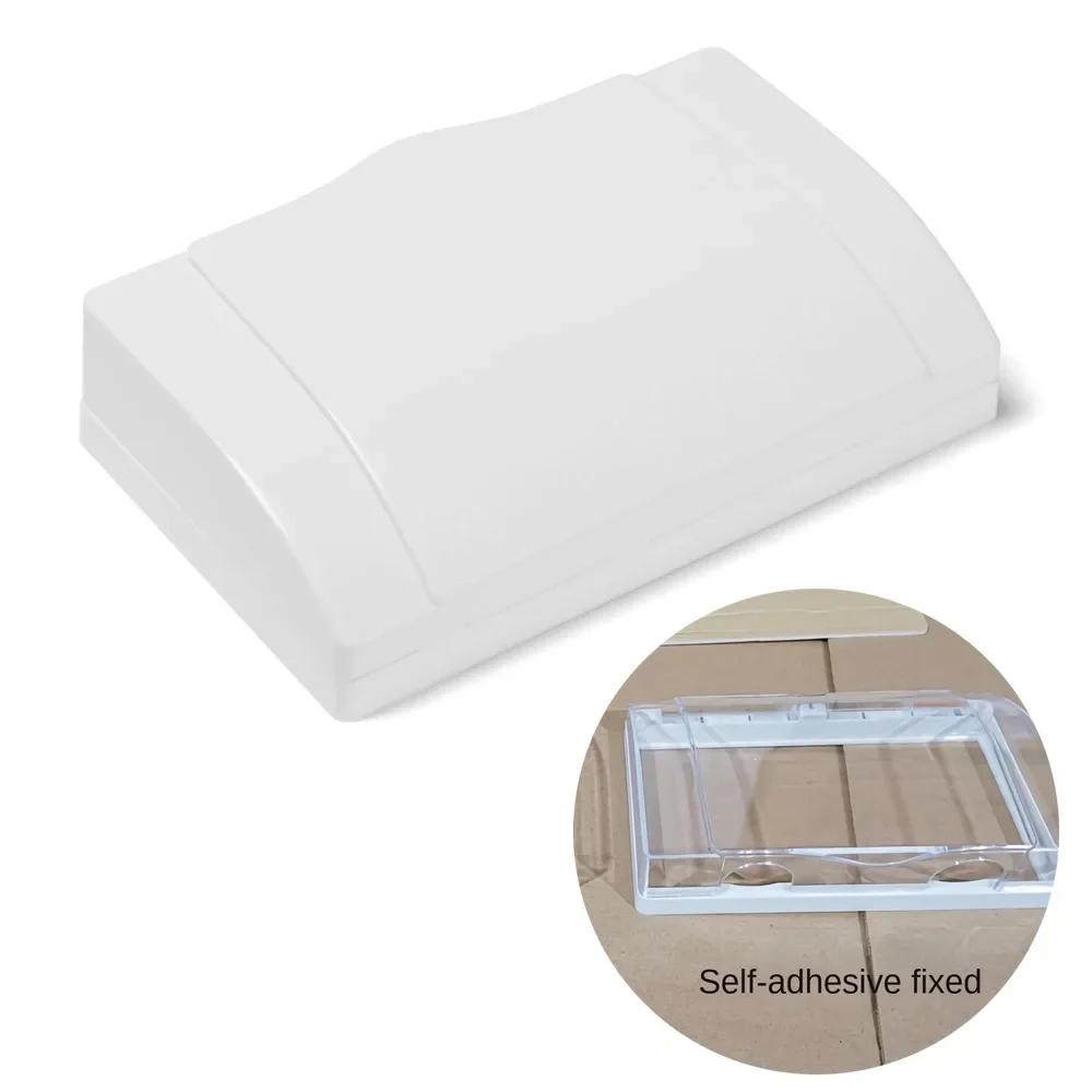 Plastic Switch Protection Box Double Sockets Waterproof Electric Plug Cover Transparent 86 type Socket Splash Box