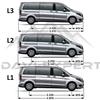 Roof rails MERCEDES W639 W447 VITO VIANO EXTRALONG L3 CHROME