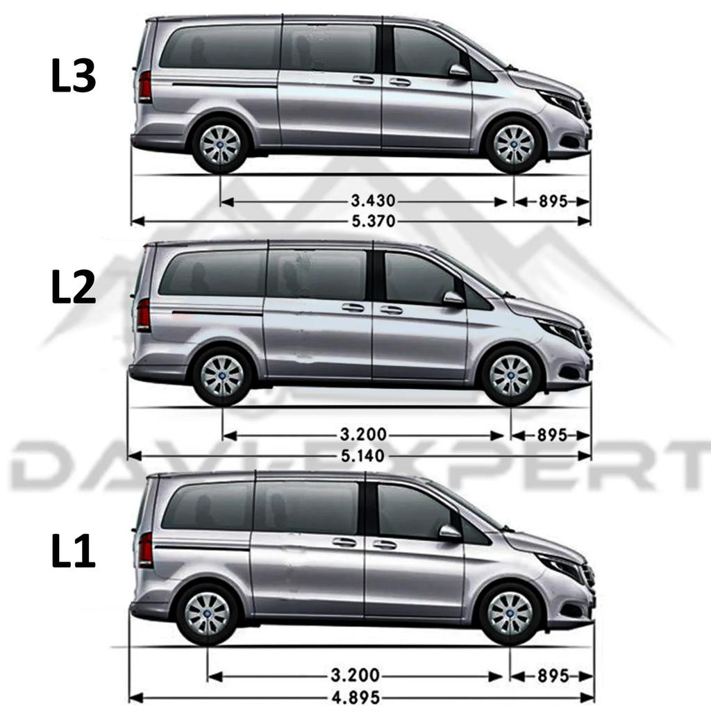 Roof rails MERCEDES W639 W447 VITO VIANO EXTRALONG L3 CHROME