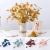 Autumn Artificial Eucalyptus Leaves Artificial Flowers Home Decoration Green Plants Apple Leaves Wedding Decoration False Leaves