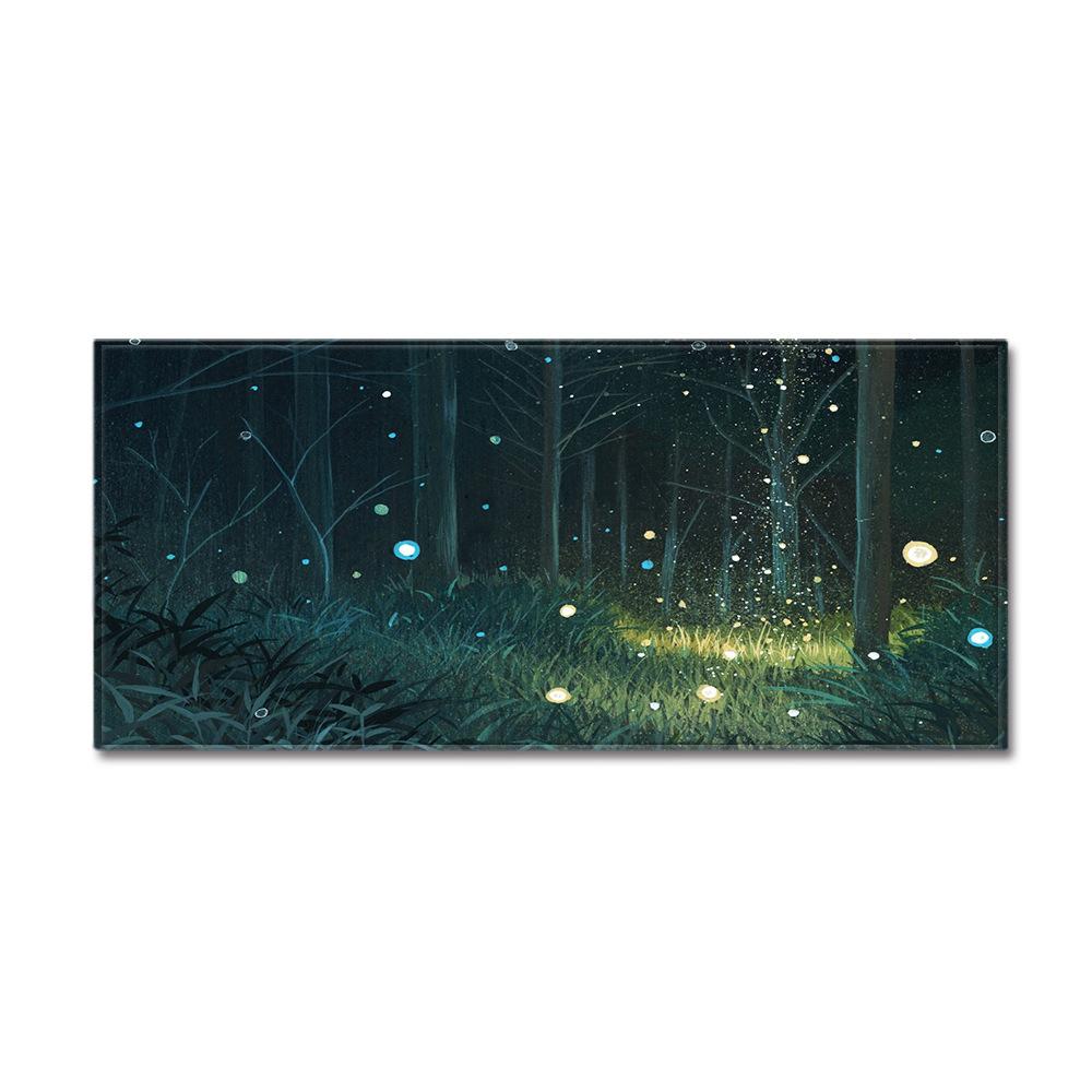 Scenic Dust-Proof Door Mat Kitchen Absorbent Strip Bathroom Non-Slip Floor Mat Bedroom Living Room Carpet