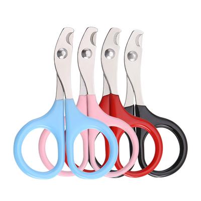 Pet Nail Half Moon Nail Scissors Suitable For Cats And Dogs And Other Small Pet Nail Care Grooming Scissor Claw Nail