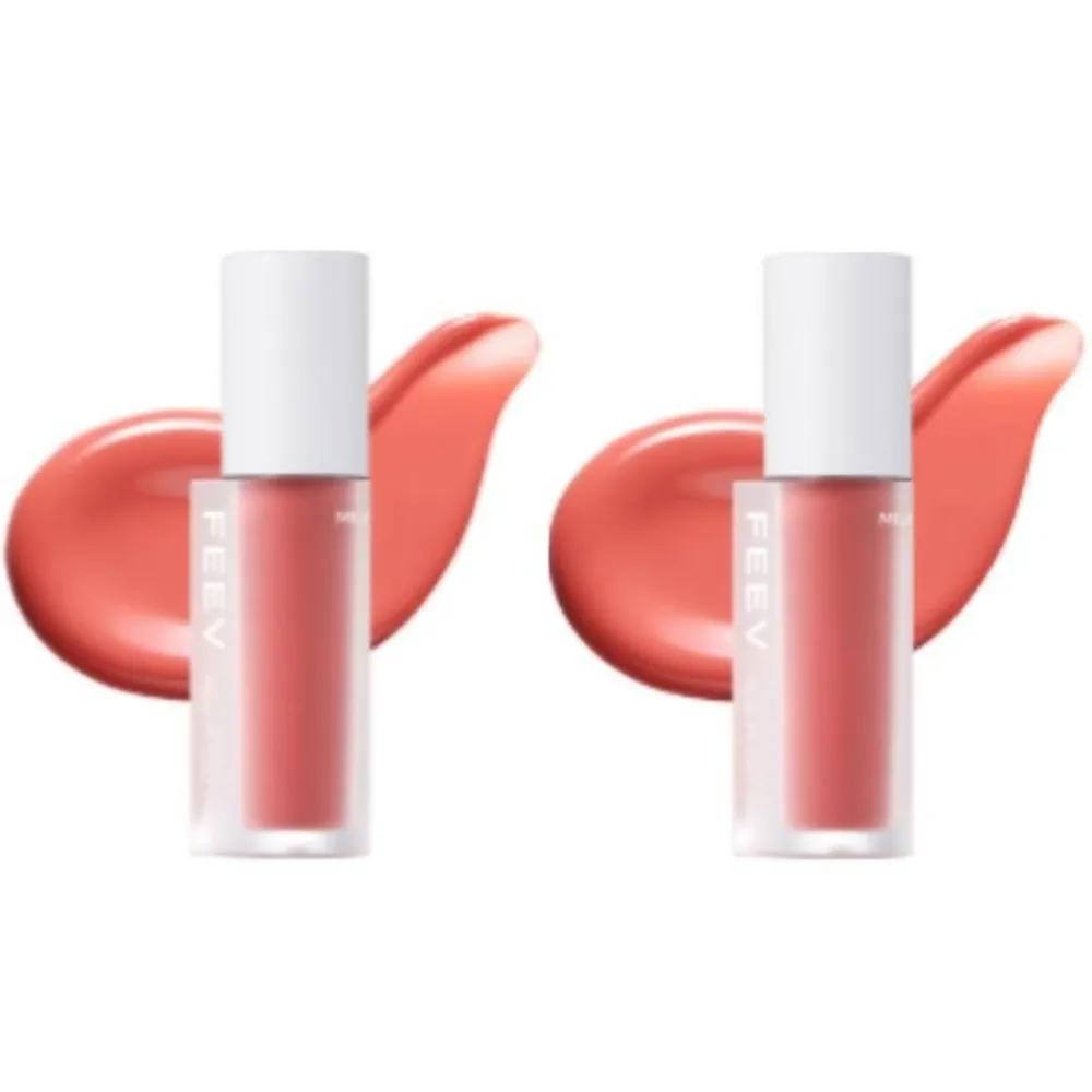 FEEV Lip Tint Warm Tone Hyper Fit Color Drop Milky Peach x2