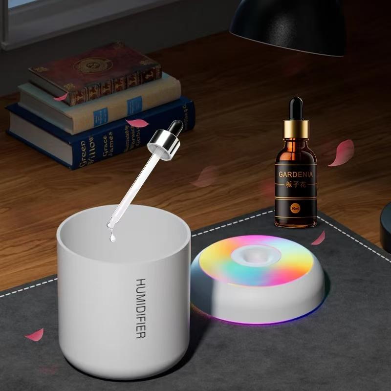 New Mini Air Humidifier USB Electric Aroma Diffuser Essential Oil Purifier Aromatherapy Mist Maker Halloween Home Bedroom Lights