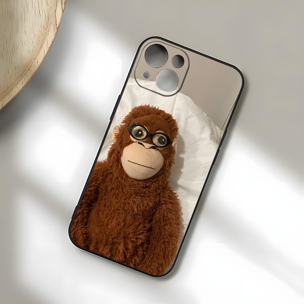 Funny Monkey Phone Case For IPhone 17 Pro Max 15 Pro 16 14 Plus 12 13 Mini 11 Pro Shockproof Soft Cover
