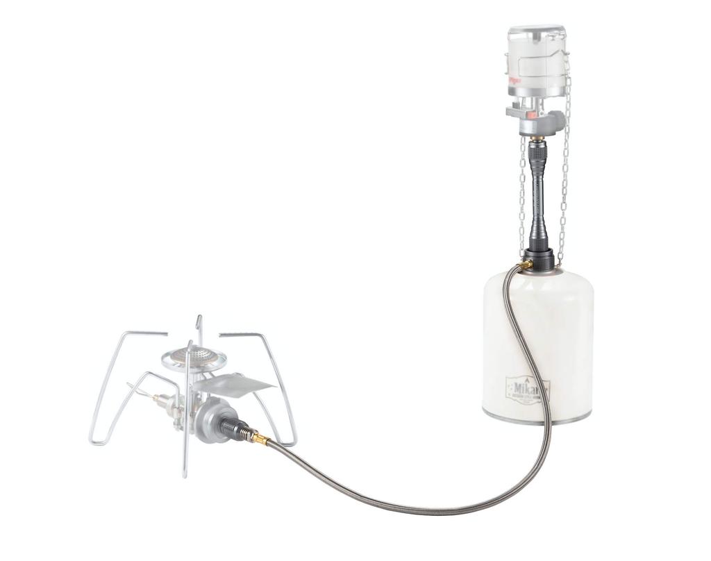 CAMPING MOON Two-Way Adapter Vertical Gas Splitter Adapter with Lantern Pole, 2WAY-1-IN-1, Z27/Z28-60