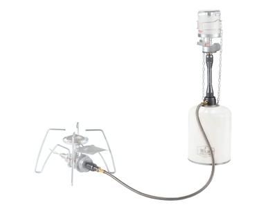 CAMPING MOON Two-Way Adapter Vertical Gas Splitter Adapter with Lantern Pole, 2WAY-1-IN-1, Z27/Z28-60