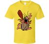 T-shirt jaune manches courtes CAPTAIN CAVEMAN drôle Toutes tailles S à 5XL JM862