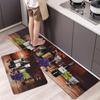 1pc Creative Wine Bottle Kitchen Mat Soft Thickened Kitchen Floor Mat Waterproof Non-slip Oil-proof Floor Mat Runner Rug