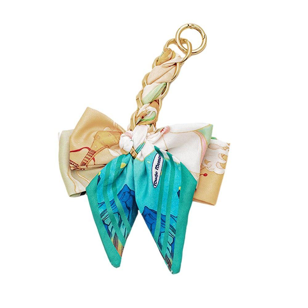 Fashion Weave Bag Chain Soft Creative Bowknot Pendant DIY Charm Bag Accessories