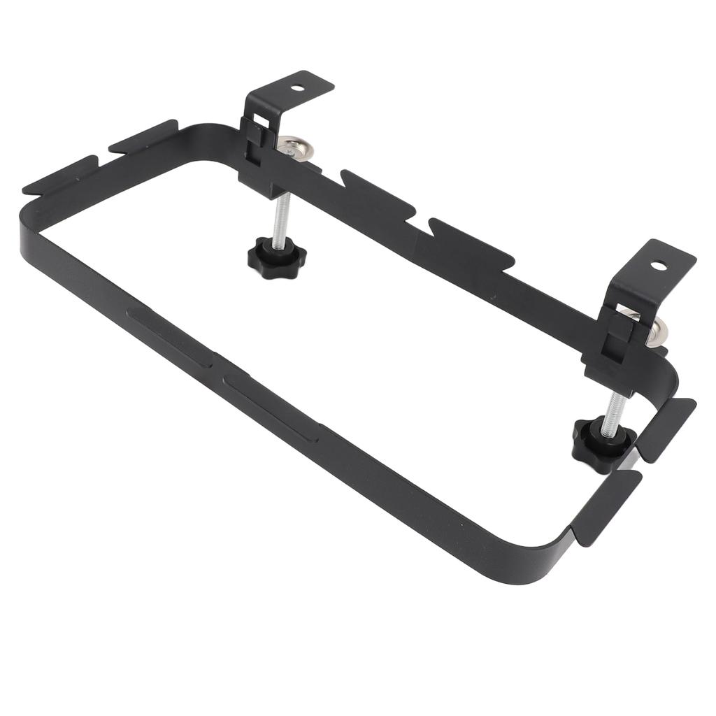 Søppelsekkholderstativ med justerbar klemme Hengestativ Karbonstål Bærbar Tung Last Søppel