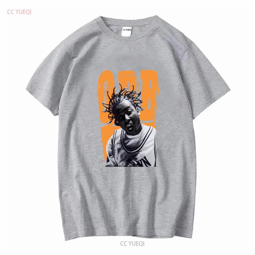 OL DIRTY BASTARD TRIČKO S POTISKEM OBLIČEJE vintage Vyprané Pohodlné módní Mírně Stylové streetwear grafika homme Prodyšné Měkké