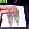 Tassel Earrings Female Summer Light Luxurious Earrings Distinctive Sense Statement Exaggerated Atmosphere Earrings New Arrival TrendLuxury Jewelry