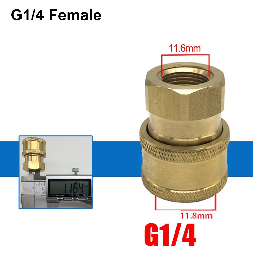 1 Stück Schnellverschluss G1/4 Hochdruckreiniger Adapter Set Für Hochdruckwaschbrenner Schlauch