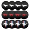 4PCS 56mm Car Wheel Hub Center Caps Sticker Emblem Decal For Ford Focus 2 3 MK3 MK4 ST Fiesta Kuga Explorer Mondeo Auto Styling