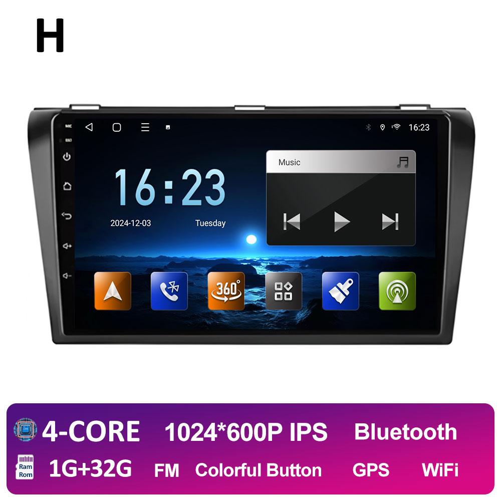 

Для Mazda 3 2004 2005 2006 2007 2008 2009 Android Интеллектуальная система GPS Навигация Беспроводной Carplay Bluetooth QLED IPS Экран