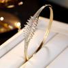 Lusso Leggero, alla Moda e Semplice Zircone Bracciale Aperto Stile Bracciale di Alta Gamma per Donne