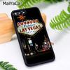 MaiYaCa Las Vegas Sign LIGHTS Nevada Phone Case For iPhone 17 Air 16 15 14  11 12 13 Pro MAX Plus coque Cover Shell