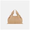 French Luxury Genuine Leather Dumpling Handbag - Retro European & American Design