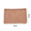 Double-sided Small Pet Warm Mat Plush Hamster Small Mat Guinea Pig Nest Mat Easy to Carry Rectangular Rabbit Bed Cushion Mat