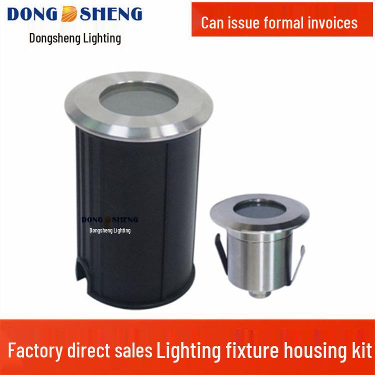 1W/3W 304 Stainless Steel LED In-ground Underwater Light Housing, 42mm/52mm/62mm Diameter 42mm Aluminum Housing Kit