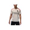 PSG Dri-FIT Comfortable Cool Knitted Short Sleeve Football Shirt Men Tops Light-Ivory Rust-Pink Black FQ2612-111