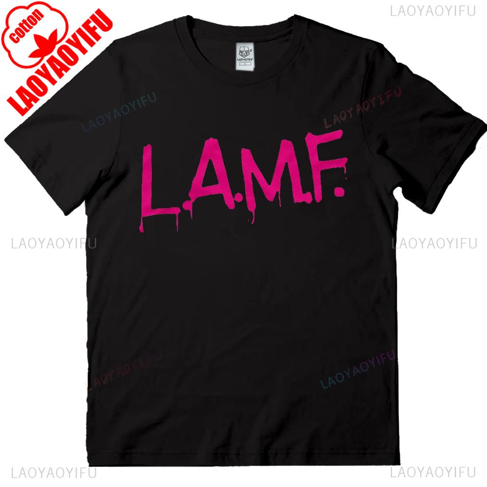 Футболка LAMF LAMF, которую носит Джонни Тандерс. Премиальный хлопок. Удобная. Отлично подходит для бега и выходных. M