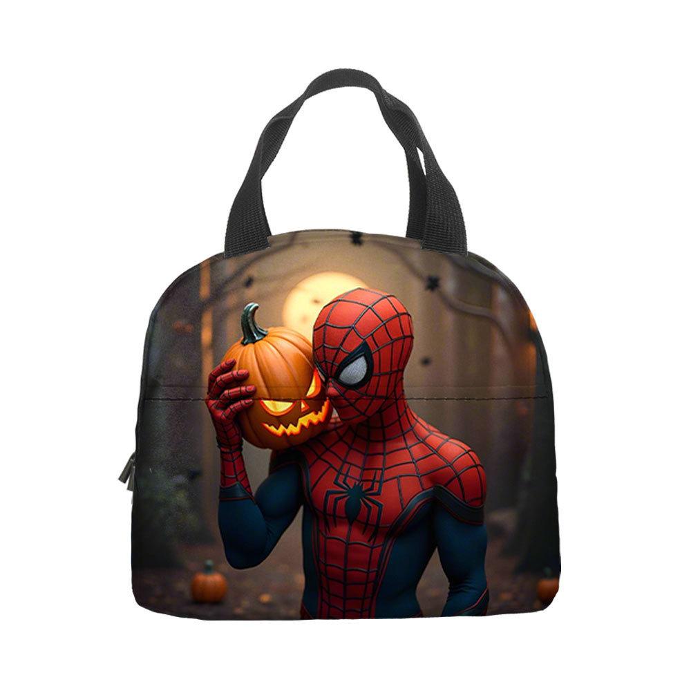 Spider-Man Handheld Bento Bag Insulation Bag Lunch Box Bag Lunch Bag with Lunch Bag Lunch Box Storage Bag