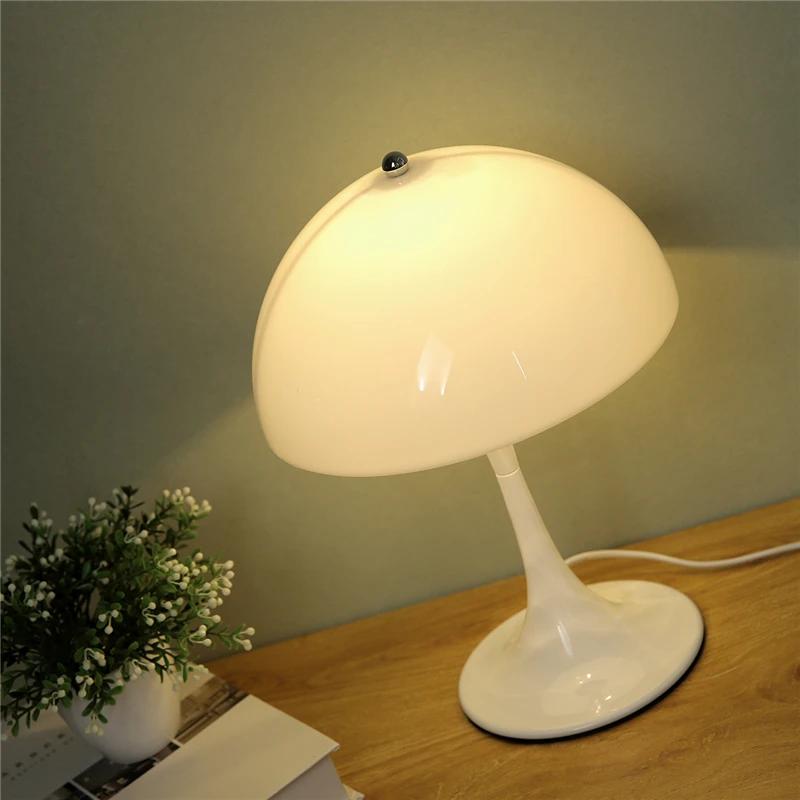 Creative Mushroom Bordlampe Soverom Nattbordslamper Moderne Minimalistisk Home Decor Skrivebordslampe Kontorstudie Leselysarmatur