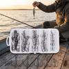 50Pcs/Box Barbed Treble Fishing Hook Iron Three Claw Fishhook Triple Fishing Hook  Fishing Tool