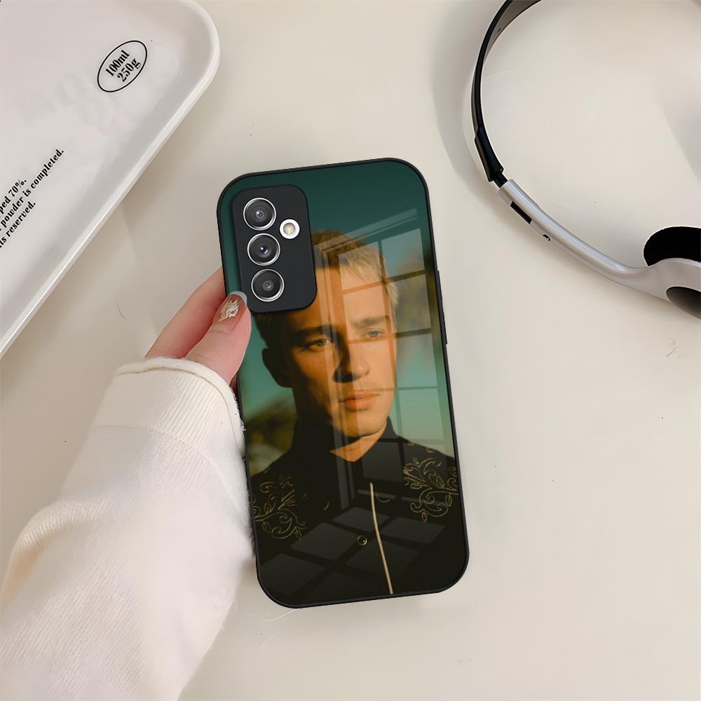 Drew Starkey Actor Phone Case Glass For Samsung S24 S26 S23 S20 S25 S21 S22 Ultra Fe Plus A05 A06 A16 A26 A36 A56 Coque