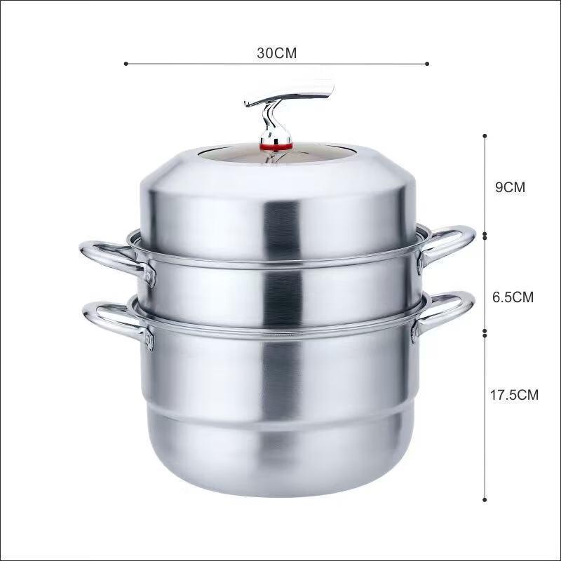 Food-Grade Stainless Steel Steamer Pot