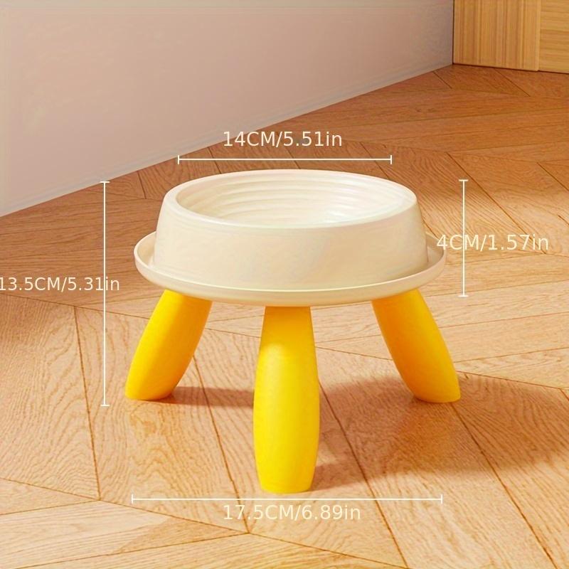 

1pc Elevated Cat&Dog Bowl with Anti-Slip Sturdy Legs-Ergonomic High-Heel Design,Durable Plastic Pet Dish for Neck Strain Relief