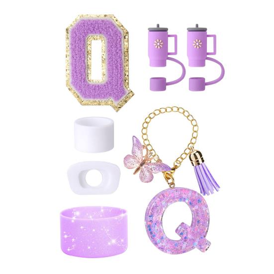 7Pcs Cup Accessories Set for 30/40oz Tumbler Silicone Straw Lid Spill-Proof Stoppers Handle