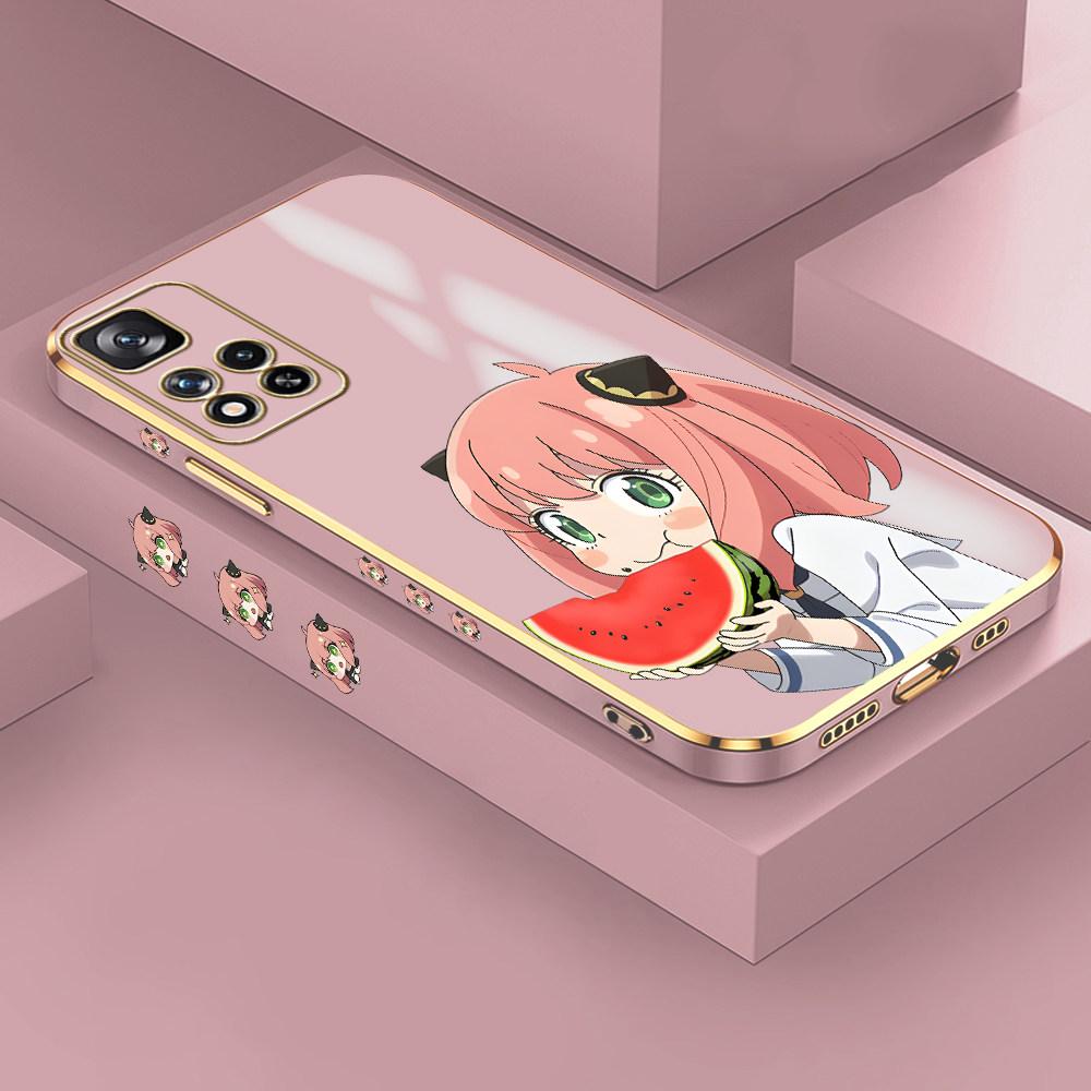 For Redmi Note 13 Pro 12 Pro 12S 11 Pro 11S 10S OPPO A38 A77s A96 Realme C33 C65 OnePlus Soft TPU Full Lens Protect Cute Girl Shockproof Case