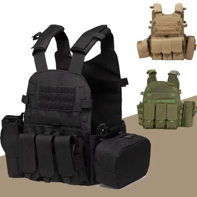 Taktyczna kamizelka nylonowa kamizelka kuloodporna noszak myśliwski akcesoria Airsoft CS Combat MOLLE kamuflaż wojskowy kamizelka wojskowa do polowania na zewnątrz