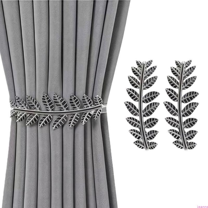 Decorative Curtain Tiebacks with High Stretchy Wire Rope,Creative Curtain Rope Buckles for Home,Office,Window Decoration