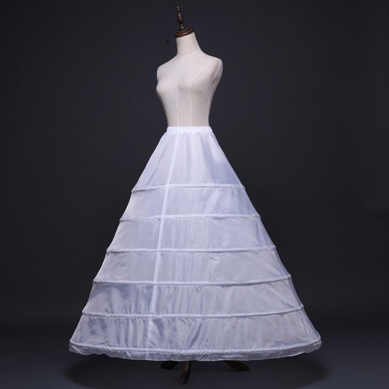 Petticoat Crinoline Slips Wedding Accessories White Hoop Skirt 50s Vintage Under Skirt for Women Girls Multiple Styles