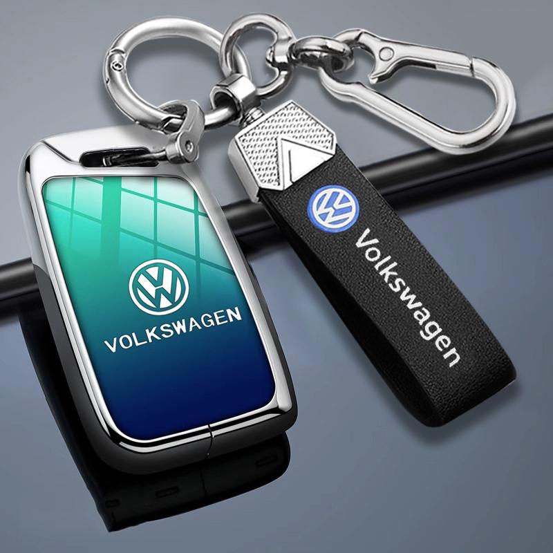 2026 Hot For VW VOLKSWAGEN Car Key Case Cover Bag For VW Volkseagen Passat B8 Magotan For Skoda Superb A7 Kodiaq Seat Key Protec