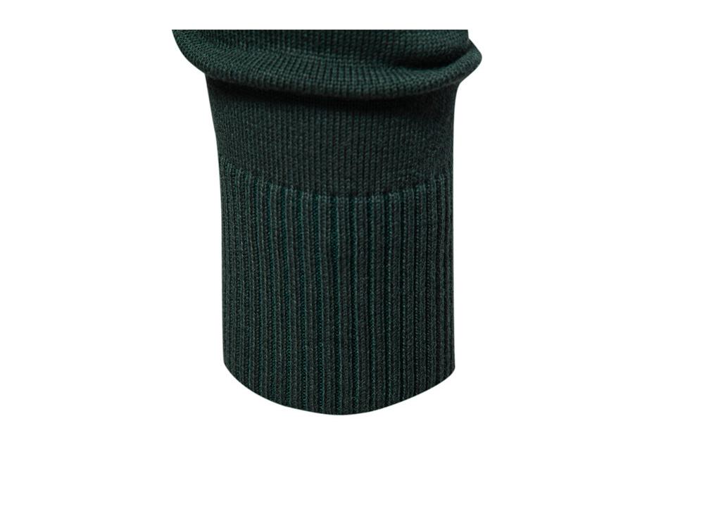 2024 Men's Pure Cotton Stand Collar Zipper Sweater - Half-Slim Solid Color Knitwear