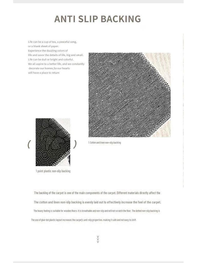 2024 Luxury Gray Waterproof Carpet: Large Area Living Room & Bedroom Floor Mat