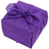 Plain Furoshiki (Wrapping Cloth), Double Width, Polyester, Made In Japan, Purple, 70x70cm