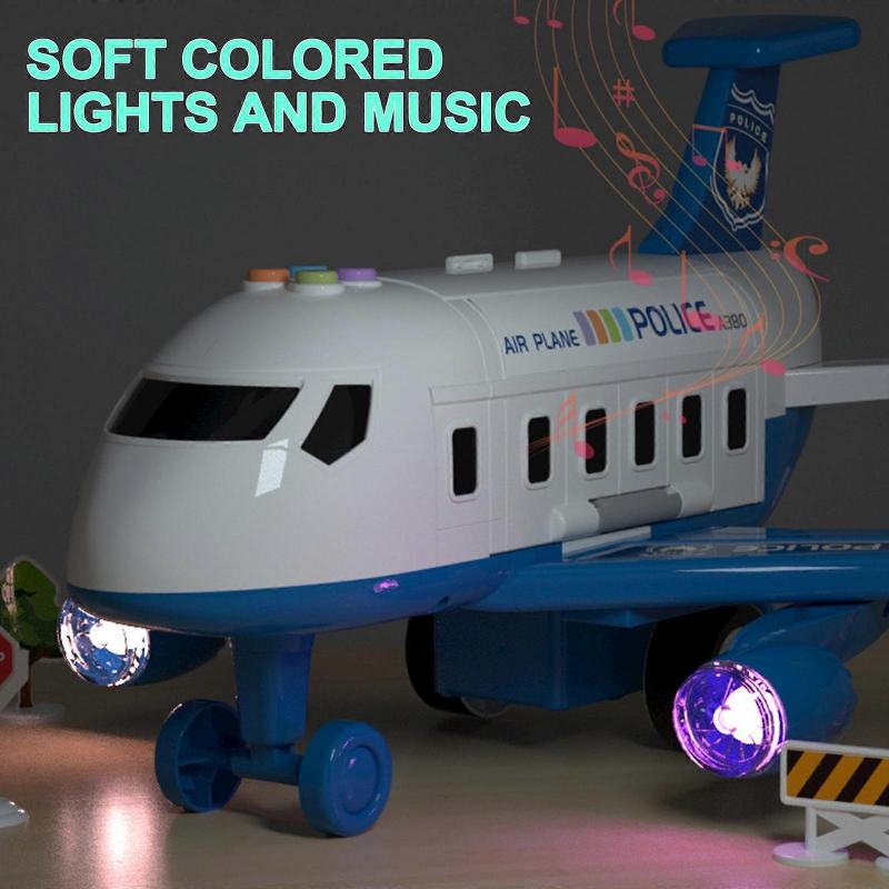 Megaplane Toy, Kiddycorner Megaplane, Transportation Airplane Car Toy Set