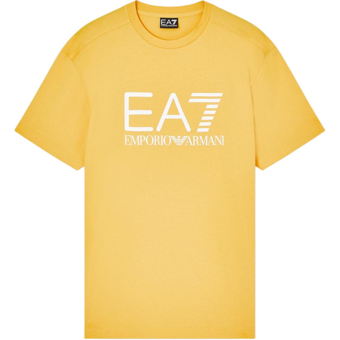 Emporio Armani EA7 Solid Color Crew Neck Short Sleeve T-Shirt Men Tops 7M001412-AF22264-U2102 S