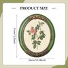 Vintage Design Picture Frame Photo Display Wall Hanging Family Oval Living Room Ornate Craft Office