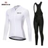 Women's Long Sleeve Shirt MTB Jersey Womens Cycling Clothing Bicycle Maillot Ciclismo 2026 Long Sleeved Autumn Breathable Cycling Suit Set
