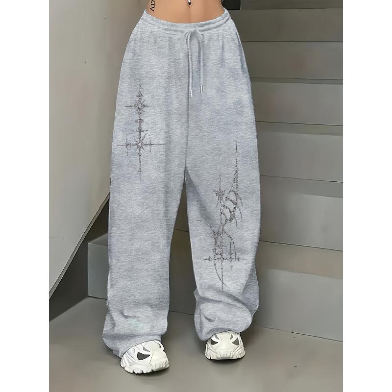Ladies Street Dance Trendy Brand Sports Pants Autumn and Winter Neutral Sports Casual Sports Pants