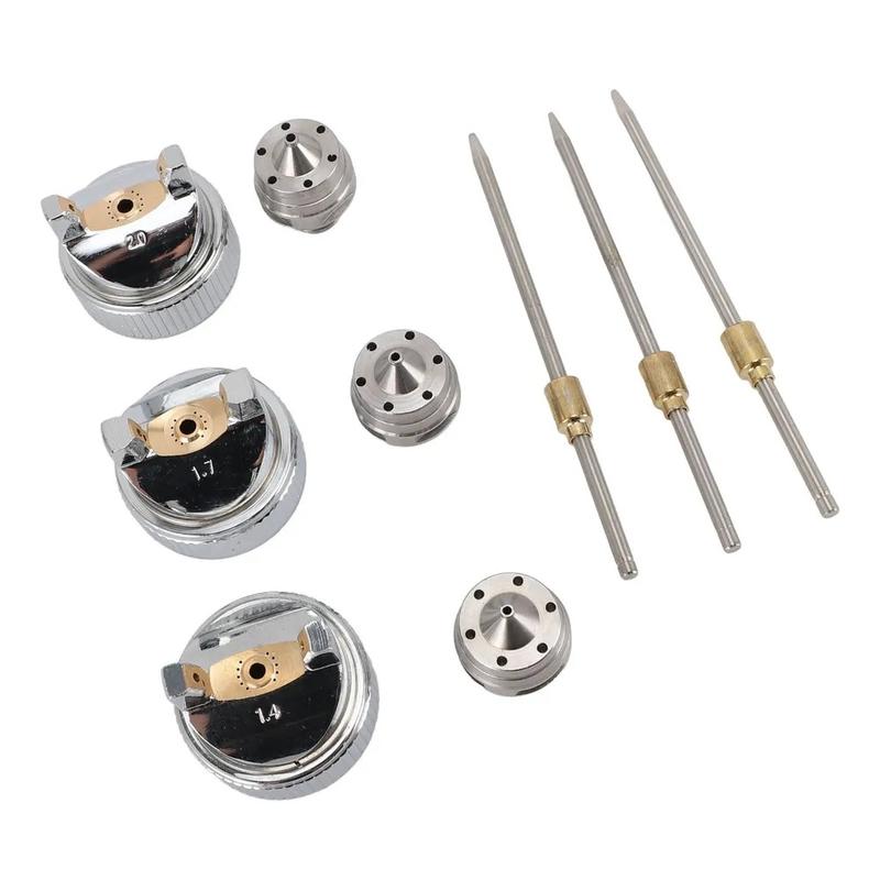 1.4/1.7/2.0mm Nozzle Kit For HVLP Spray Gun H-827 Spray Gun, Pneumatic Tool Accessories