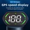 USB Auto Head-Up Display Digitale Snelheidsmeter GPS Snelheidsmeter Km/u Mph Weergave Voor Vrachtwagen Motorfiets Auto Onderdelen Accessoires